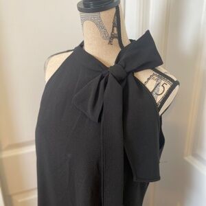 Vince Camuto NWT Black Sleeveless Classic Dress Heavy Weight Fully Lined Sz 12